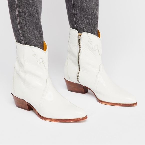 Free People New Frontier Western Booties 👢 NIB - Picture 1 of 10